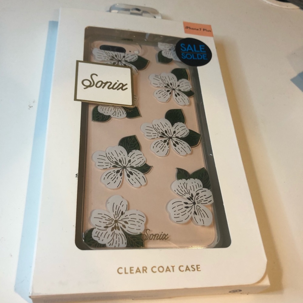 Sonix Flower Print Clear IPhone 7+ Clear Case